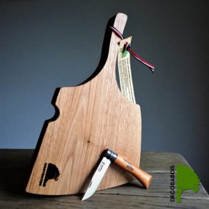 Planchette avec Couteau Intégré « Opinel »